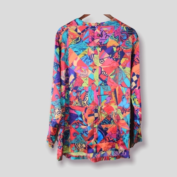 Vintage Italian Bruno Pirttelli Blouse - Picture 2 of 5